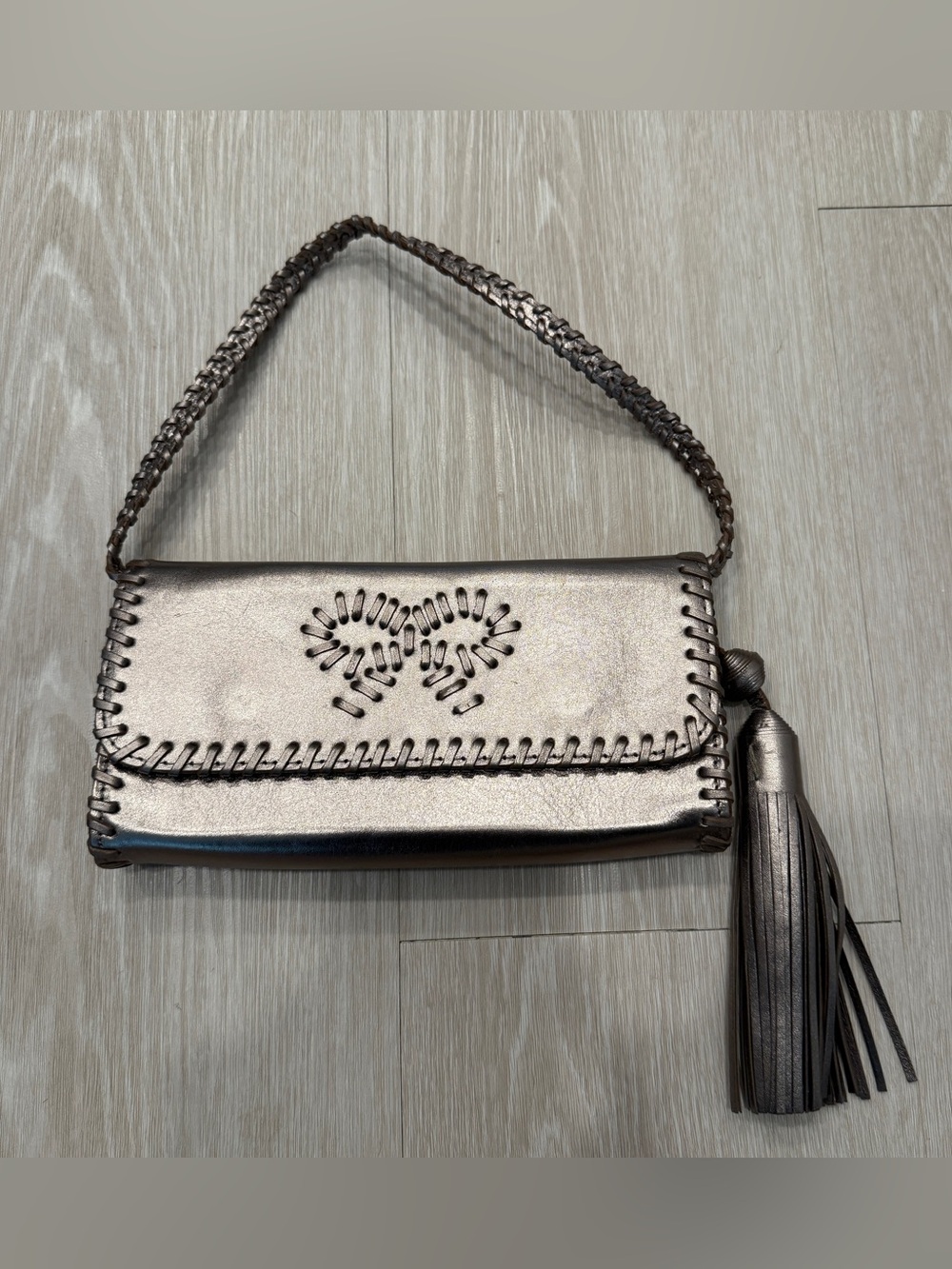 Anya Hindmarch Tassel Clutch / Shoulder Bag